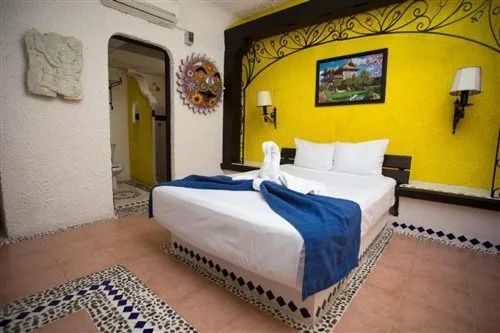 غرفة بسرير مزدوج أو سريرين منفصلين، Xbalamque Resort and Spa 1/1