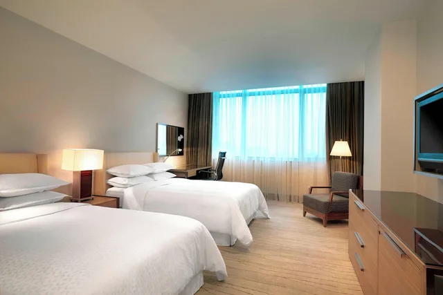 غرفة بسريرين مزدوجين في طابق مرتفع، Four Points By Sheraton Shanghai Daning 6/10