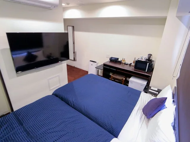 غرفة بسريرين منفصلين للمدخنين، Hotel Livemax Ueno-Ekimae 3/4