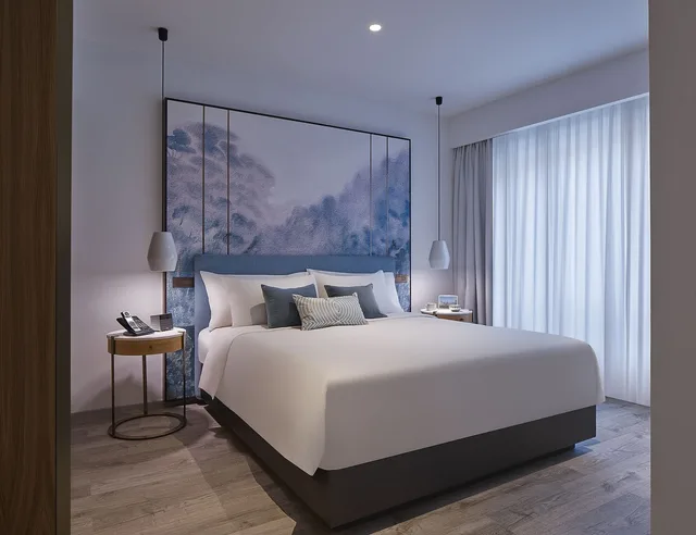 جناح تنفيذي بسرير كينج بغرفة نوم واحدة، Lanson Place Winsland Residences 1/2