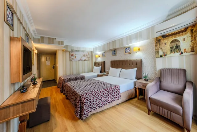 غرفة ديلوكس ثلاثية بثلاثة أسرّة، Hamit Hotel 7/10