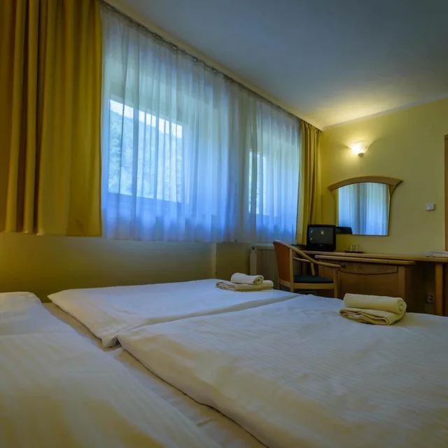 غرفة بسرير مزدوج أو سريرين منفصلين، Hotel Boboty 4/9