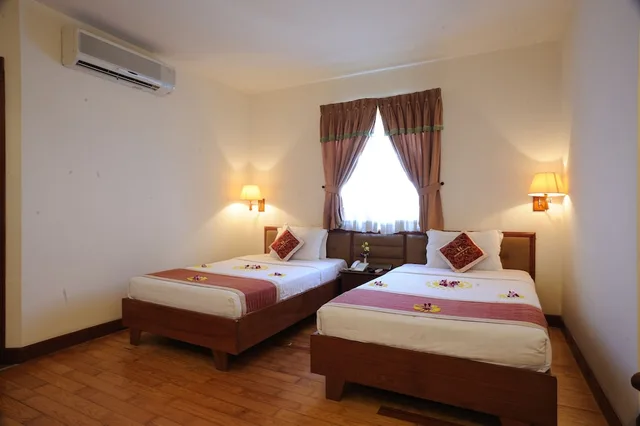 غرفة ديلوكس بسرير مزدوج أو سريرين منفصلين، Hoang Yen 2 Hotel 2/3