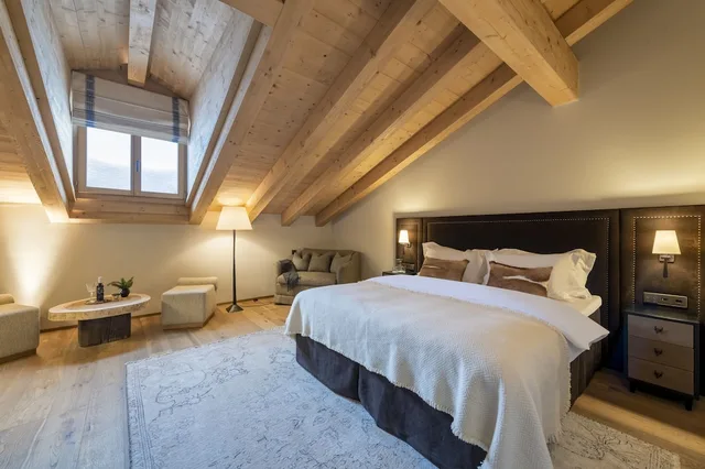 Deluxe, Twin Beds, Attic، Hotel de Verbier 2/5