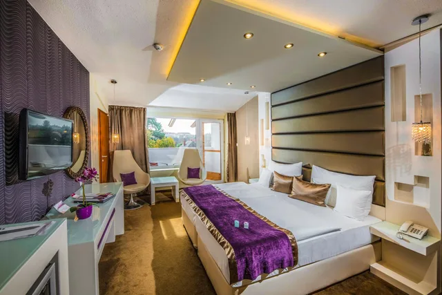 غرفة متصلة بسرير مزدوج، Residence Balaton Conference Wellness Hotel 3/10