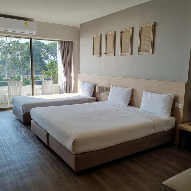 غرفة ديلوكس ثلاثية، Rayong Chalet Resort 4/7