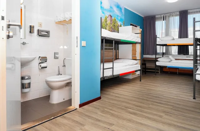 غرفة عائلية بأسرّة بطابقين بغرفتي نوم، Amsterdam Teleport Hotel 8/10
