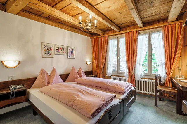 غرفة قياسية بسريرين منفصلين، Hotel Alpenblick 1/3