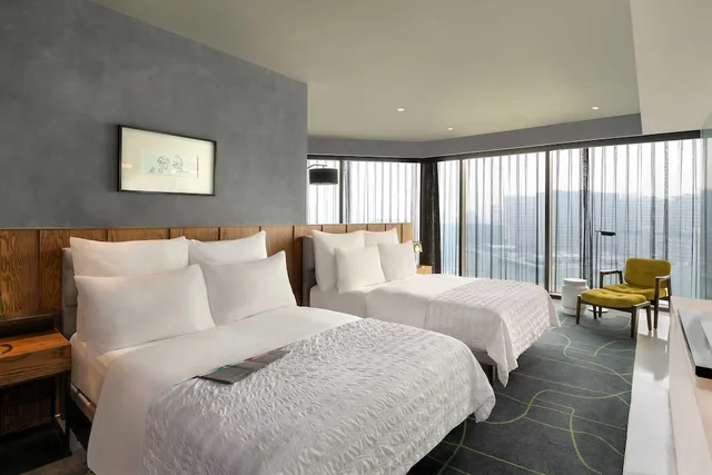 غرفة كلوب بسريرين مزدوجين، Le Meridien Zhengzhou 2/10