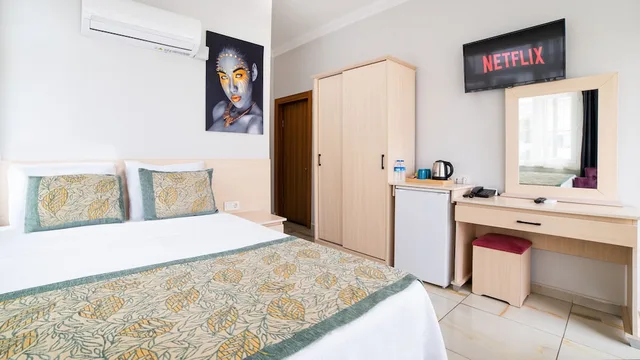 غرفة ديلوكس بسرير كوين، My Home Hotel Gulluk 5/9