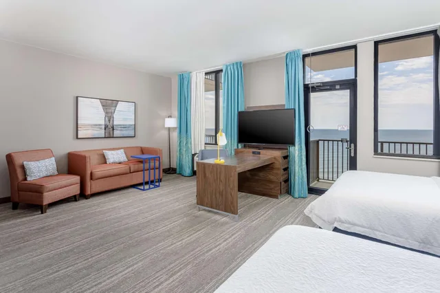 استوديو بسريرين كوين مع أريكة لذوي الإعاقة، Hampton Inn Suites Orange Beach Gulf Front 3/6