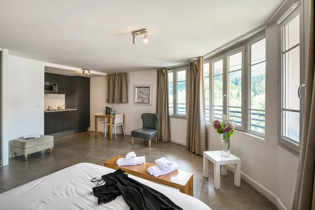 استوديو بسرير كوين، Comfort Aparthotel Lourdes Lorda 3/5