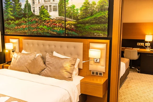 غرفة قياسية بسرير مزدوج أو سريرين منفصلين بإطلالة على البحر بغرفة نوم واحدة، Aselia Hotel Trabzon 3/6