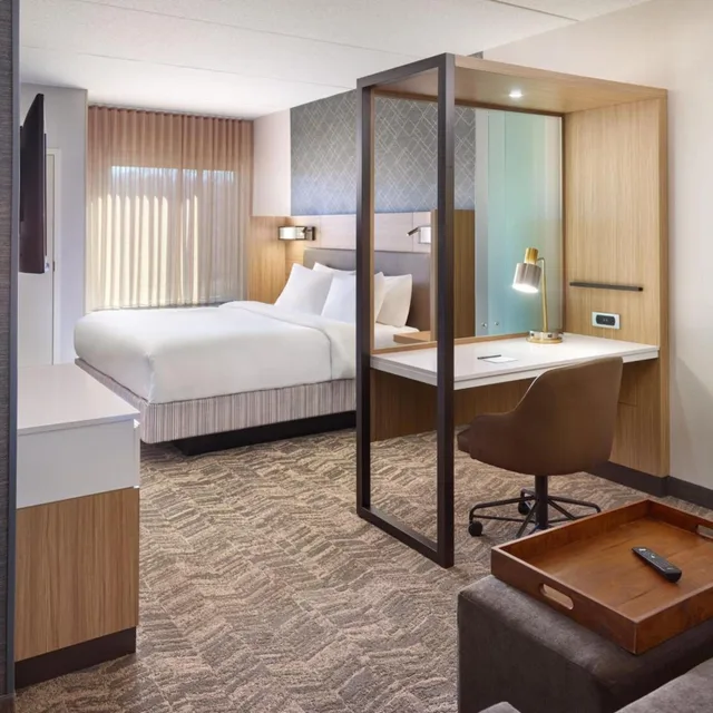 جناح بسرير كينج مع سرير سحّاب إضافي مع أريكة لذوي الإعاقة، SpringHill Suites by Marriott Arlington TN 5/5