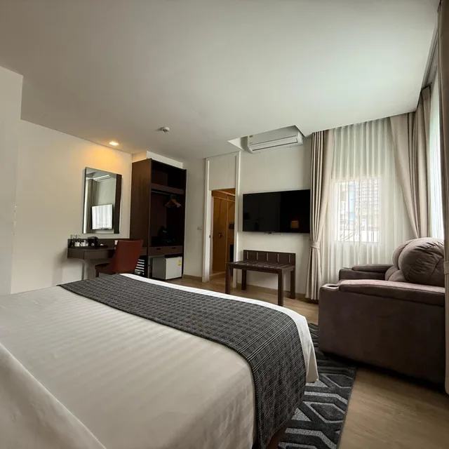 غرفة مريحة ركنية بسرير كينج، The Legacy Hotel Nana Sukhumvit, Aspira Collection 6/10