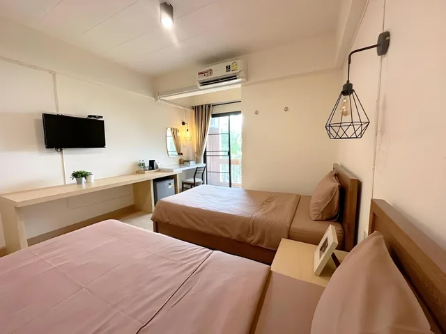 غرفة بسريرين منفصلين، I-Home Residence And Hotel 2/2