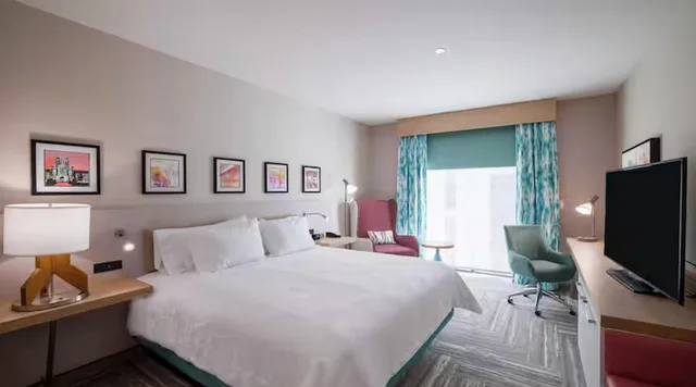 جناح بسرير كينج بغرفة نوم واحدة لذوي الإعاقة، Hilton Garden Inn Cape Canaveral near Cocoa Beach 1/1