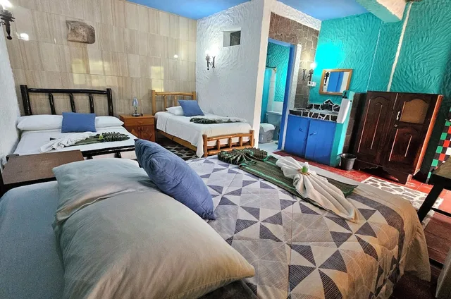 غرفة ثلاثية بسرير مزدوج، ECO HOTEL UXLABIL ATITLAN 2/7