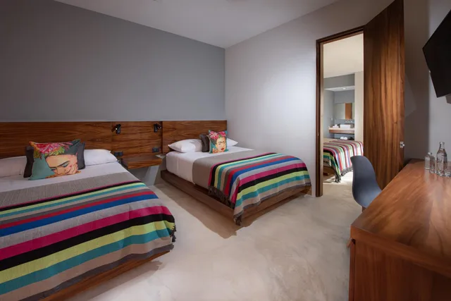 غرفة رباعية بشرفة، Sayulinda Hotel 1/4
