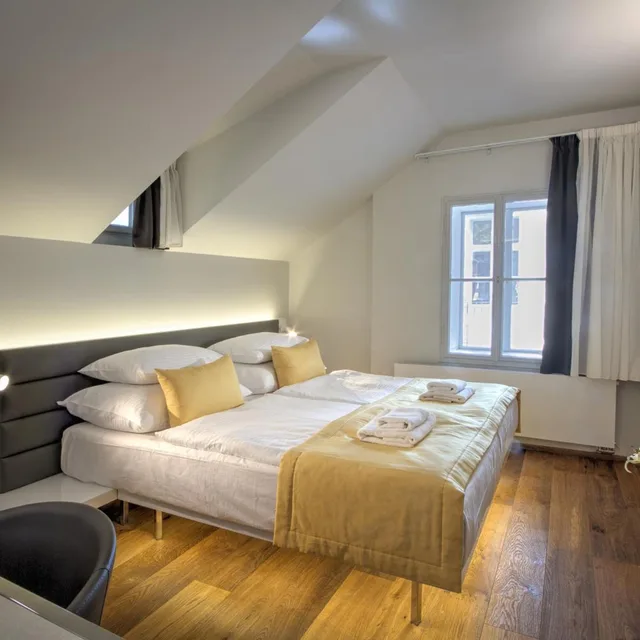 غرفة بسرير مزدوج أو سريرين منفصلين، Hotel Bishops House 1/10