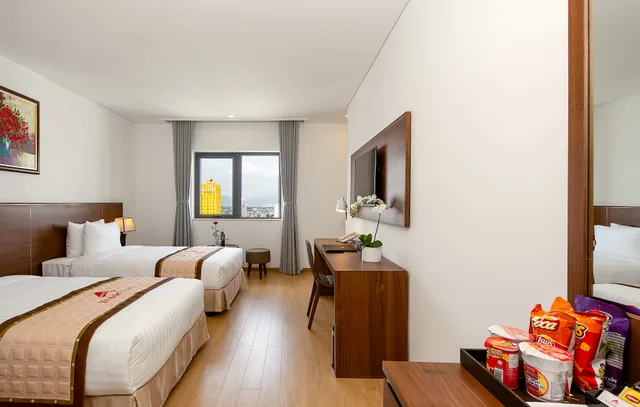 غرفة ديلوكس بسريرين منفصلين، Val Soleil hotel 1/1