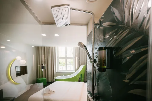 غرفة بريميوم بسرير كوين، Travel24 Hotel Leipzig City 2/5