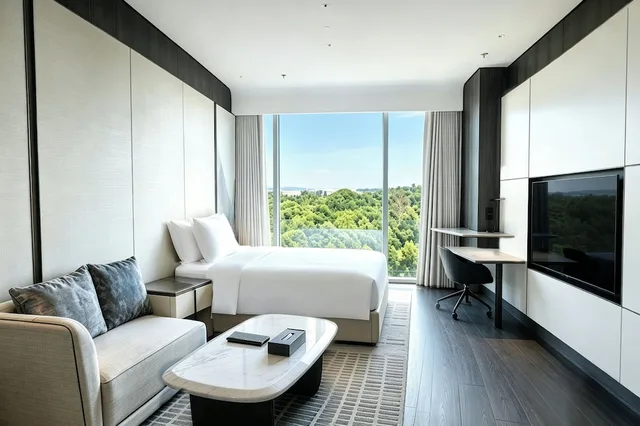 غرفة عائلية بسرير فردي، Crowne Plaza Ezhou 3/6