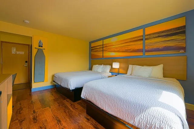 غرفة بسريرين كوين، Coastal Inn Lincoln City - Oregon Coast Hwy 4/6