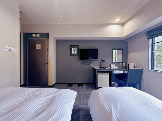 غرفة بسريرين منفصلين للمدخنين، Nissei Hotel Fukuoka 1/8