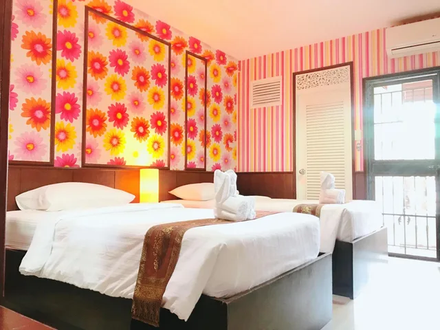 غرفة بسريرين منفصلين، Orchid Resort 1/2