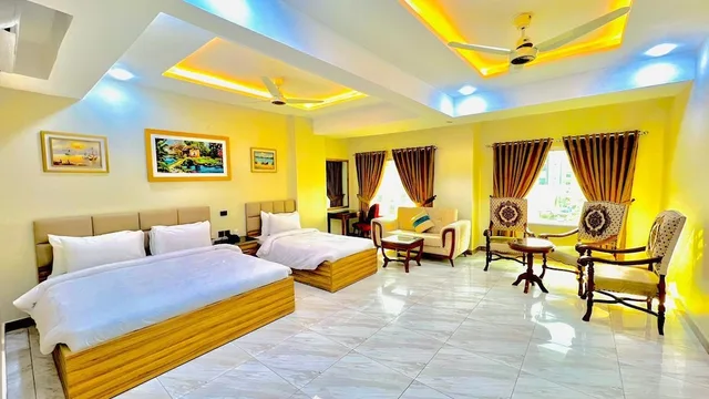 جناح تنفيذي بسرير مزدوج وسرير فردي، Hotel Pearl Inn 2/5