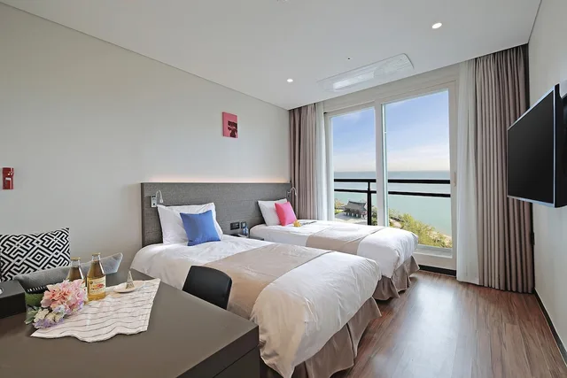 Park, Premier, Twin Beds, Ocean View, Terrace، Air Sky Hotel Incheon 1/3