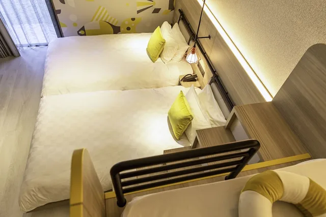 غرفة بسريرين منفصلين وسرير بطابقين، Tokyo Bay Shiomi Prince Hotel 4/9