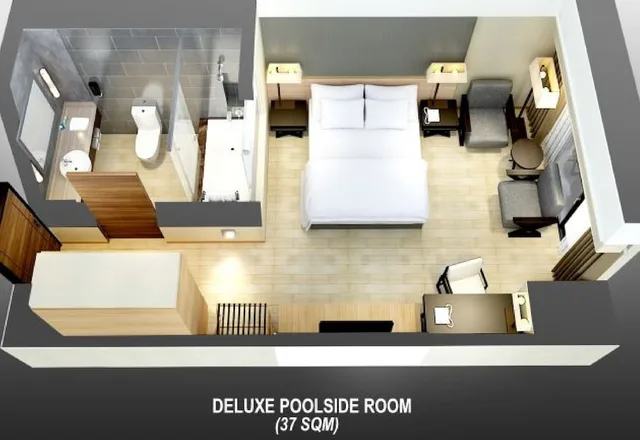Deluxe, King Bed, Pool Side, Grand Mercure Singapore Roxy 6/6