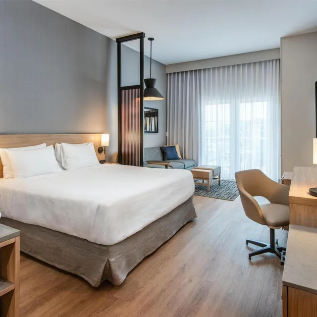 غرفة بسرير كينج بإطلالة على المدينة لذوي الإعاقة، Hyatt Place Ocean City Oceanfront 2/2