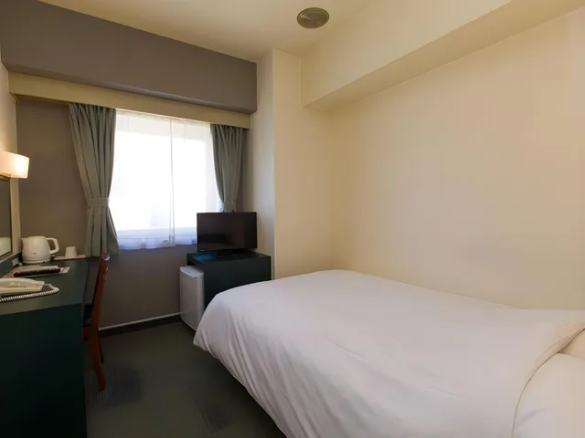 غرفة قياسية بسرير نصف مزدوج بإطلالة على المدينة بحوض استحمام للمدخنين، Olympic Inn Azabu 1/2