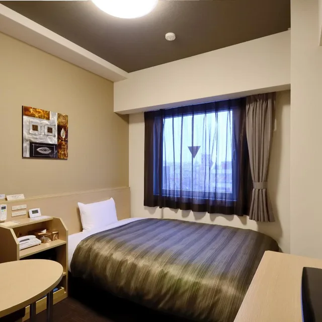 Room, Single, Smoking, Hotel Route-Inn Ishinomaki Chuo 1/8