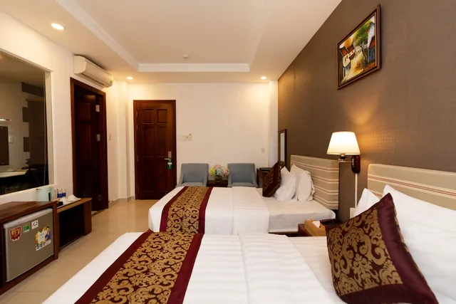 غرفة ديلوكس بسريرين منفصلين، Airport Saigon Hotel 4/10