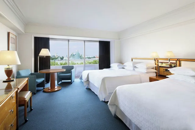 غرفة قياسية بسريرين منفصلين بشرفة، Sheraton Grande Tokyo Bay Hotel 4/5