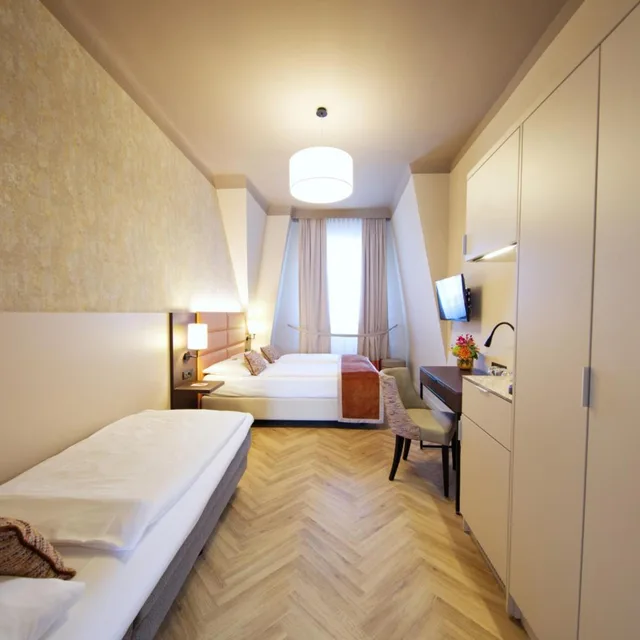 غرفة قياسية ثلاثية بسرير فردي، HOTEL DREI KRONEN VIENNA CITY 7/10