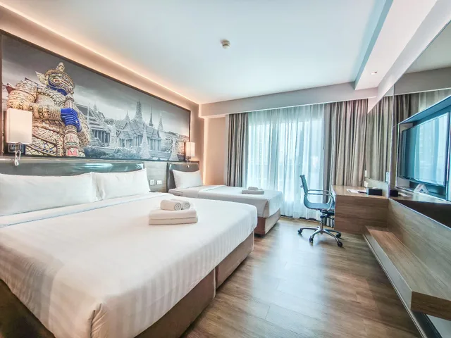 غرفة ديلوكس بسرير فردي، Citrus Sukhumvit 11 by Compass Hospitality 1/1