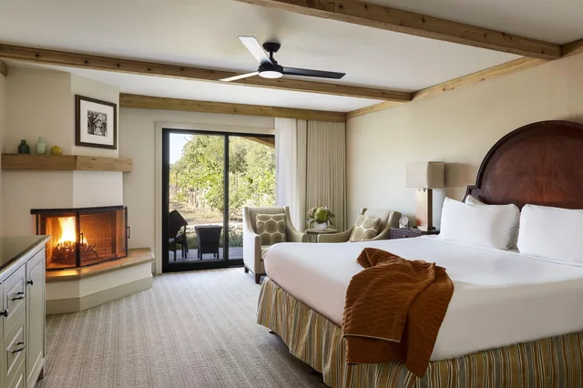 غرفة بسرير مزدوج بإطلالة، Napa Valley Lodge 1/2