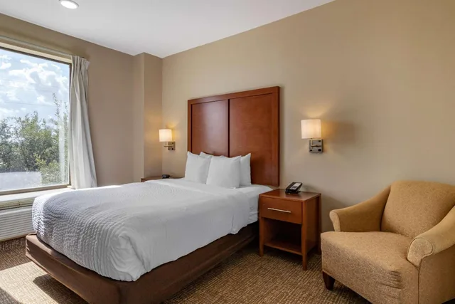 جناح بسرير كوين مع أريكة، Comfort Suites Houston near Medical Center- NRG Stadium 1/4