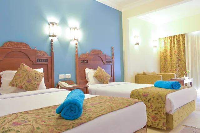 غرفة عائلية بسرير كينج وسريرين منفصلين بإطلالة على الحديقة، Jasmine Palace Resort and Spa 6/10