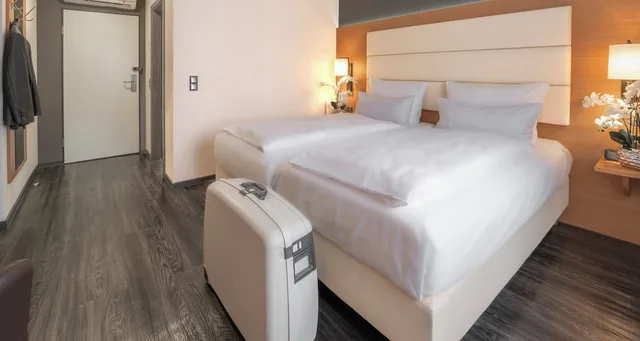 غرفة كومفورت مفردة بسريرين منفصلين، PLAZA INN Heilbronn 3/10