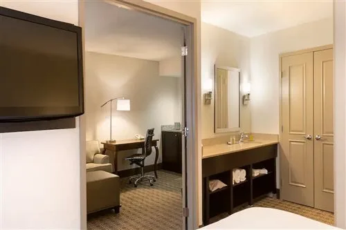 جناح بسرير كينج بشرفة مع أريكة، Doubletree Suites By Hilton Nashville Airport 2/2