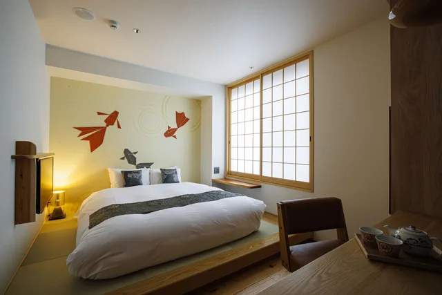 غرفة يابانية عصرية بسرير كوين، Hotel Kanazawa Zoushi 3/6