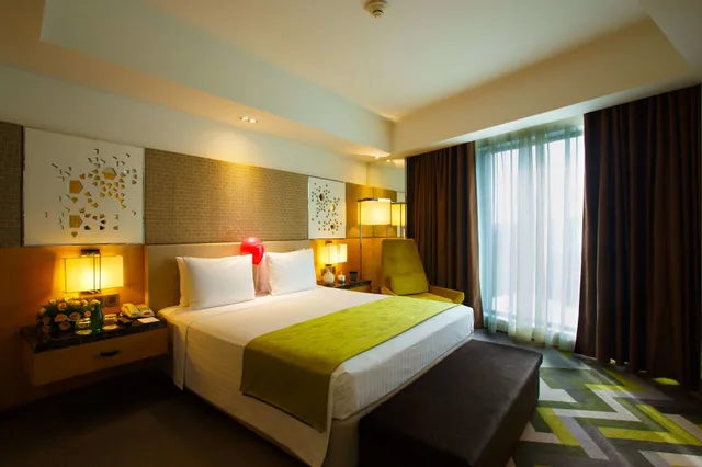 غرفة بسرير كينج بإطلالة على المدينة، Courtyard By Marriott Agra 3/10