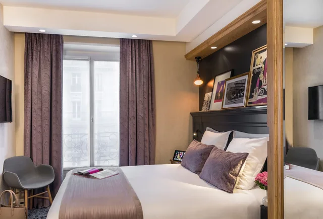 غرفة كلاسيكية بسرير مزدوج، Hotel Ducs de Bourgogne 1/2