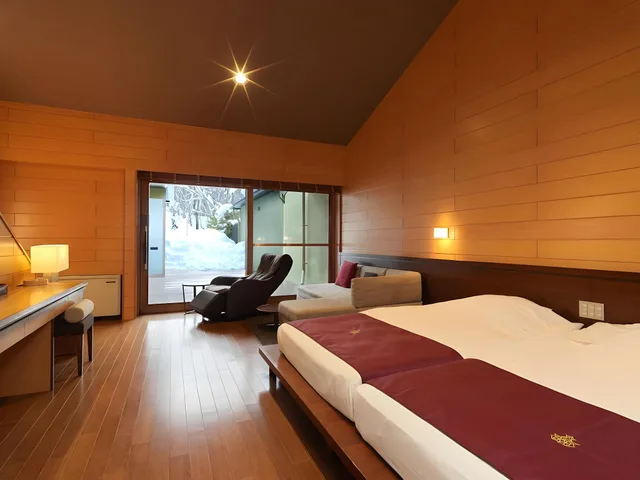 Cottage, Multiple Beds, Sofa, Outdoor Space، Jozankei Tsuruga Resort Spa MORI no UTA 1/1